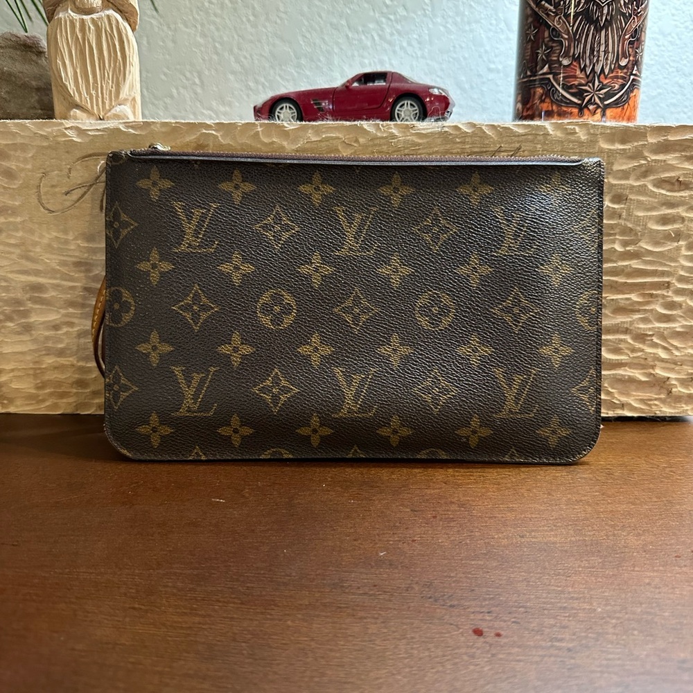 Louis Vuitton Brown Monogram Toiletry Bag